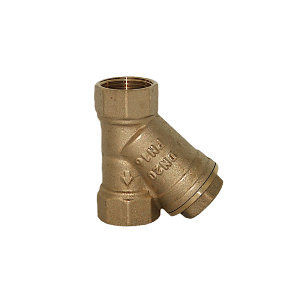 Filtr siatkowy skośny 3/4″ mosiężny DN20