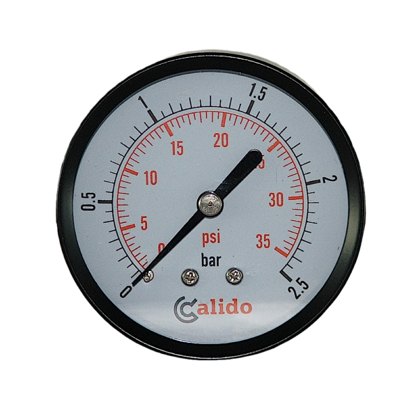 Manometr radialny 2,5 bar 63mm G1/4″ przyłącz z tyłu