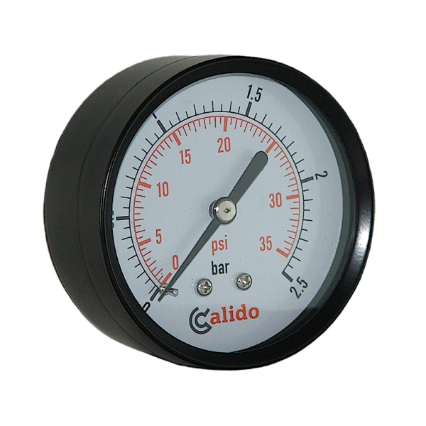 Manometr radialny 2,5 bar 63mm G1/4″ przyłącz z tyłu