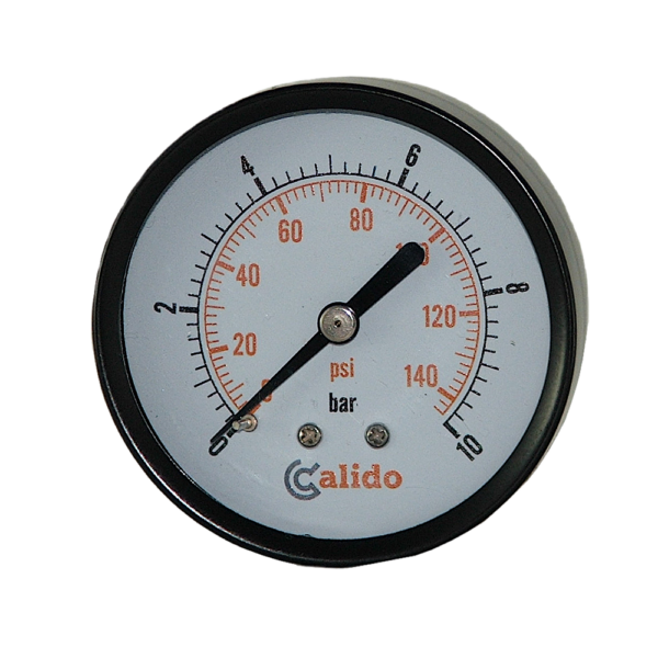 Manometr radialny 10 bar 63mm G1/4″ przyłącz z tyłu