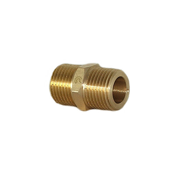 Nypel 1/2″ pod uszczelkę mosiężny Calido DN15