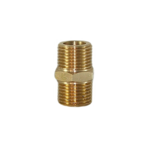 Nypel 1/2″ pod uszczelkę mosiężny Calido DN15