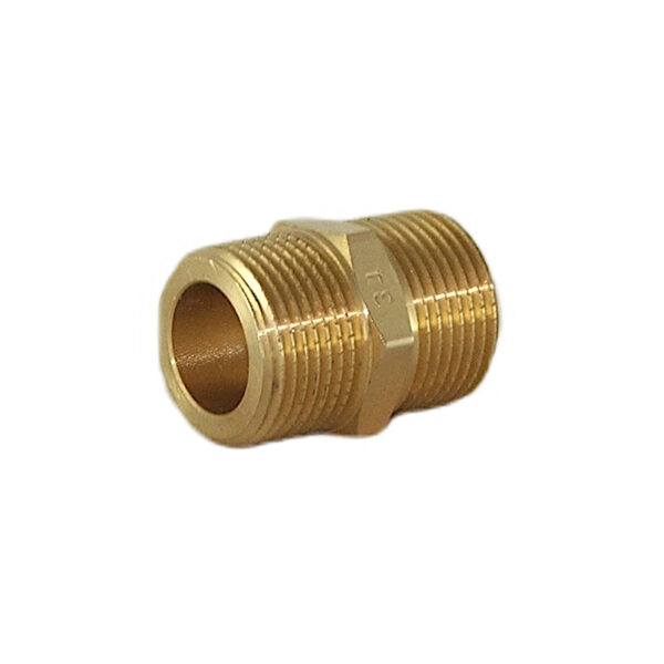 Nypel 3/4″ pod uszczelkę mosiężny Calido DN20
