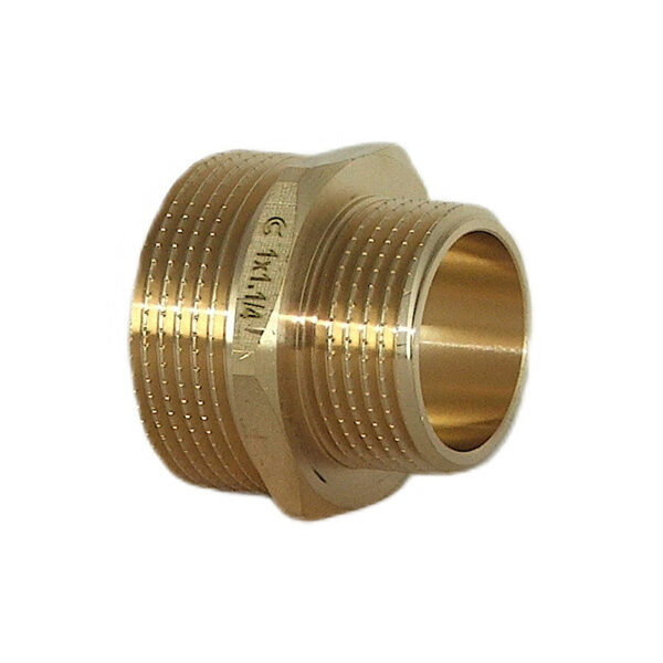 Nypel redukcyjny 1 1/4″x1″ mosiężny Calido DN3225