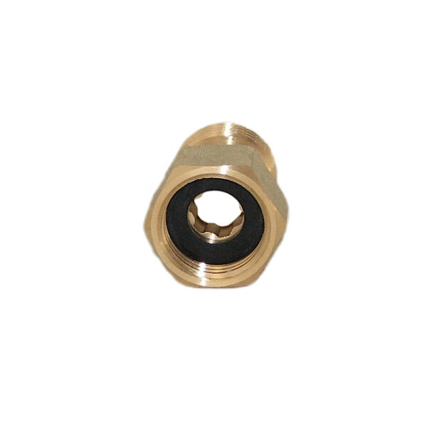Półśrubunek 1/2×1/2″ mosiężny prosty z uszczelką Calido