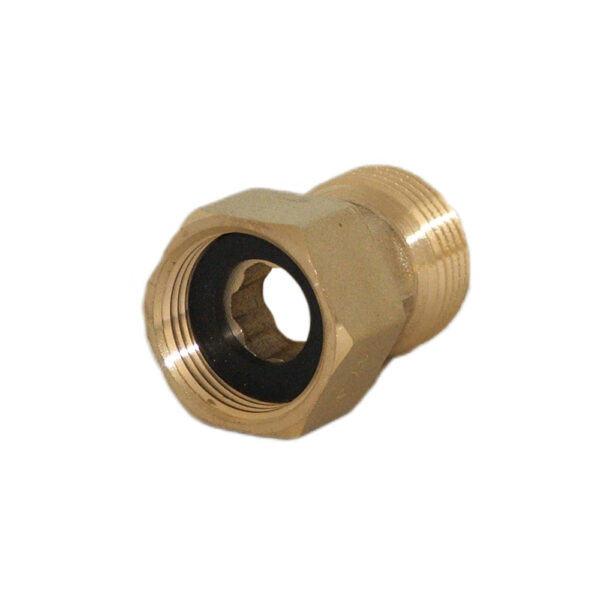 Półśrubunek 3/4×3/4″ mosiężny prosty z uszczelką Calido