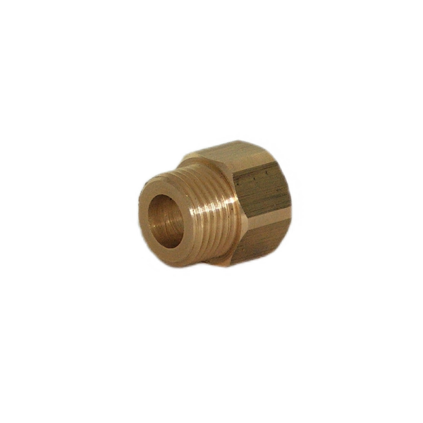 Przedłużka do płyty gazowej 1/2″ mosiężna na uszczelkę