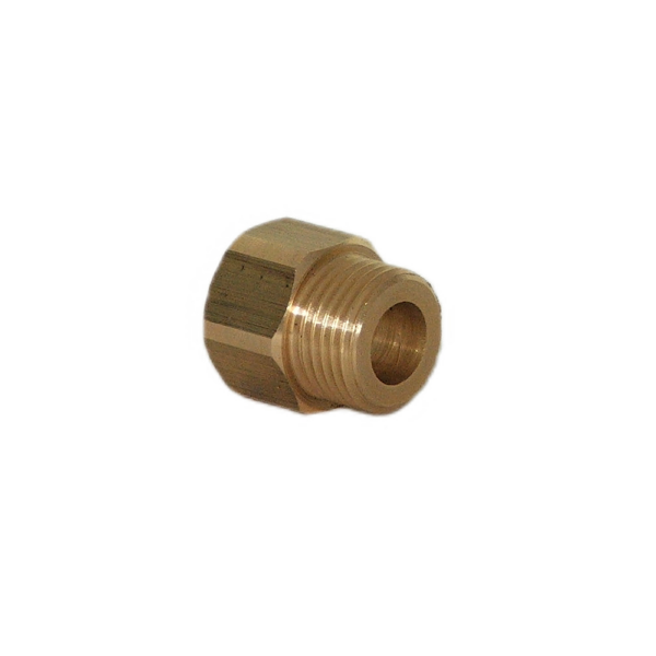 Przedłużka do płyty gazowej 1/2″ mosiężna na uszczelkę