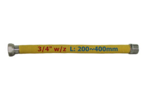 Przewód gazowy rozciągliwy 3/4″ 200-400mm W/Z