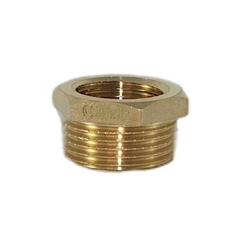 Redukcja Dn20x15 mosiężna_2 Redukcja Gz3/4″xGw1/2″ mosiężna Calido