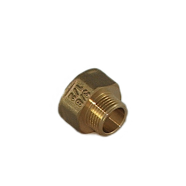 Redukcja mufowo-nyplowa Gw1/2″xGz3/8″ mosiężna Calido