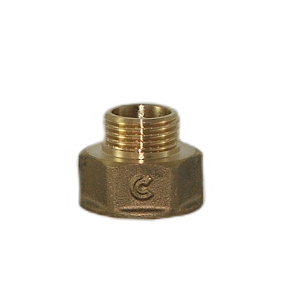 Redukcja mufowo-nyplowa Gw3/4″xGz1/2″ mosiężna Calido