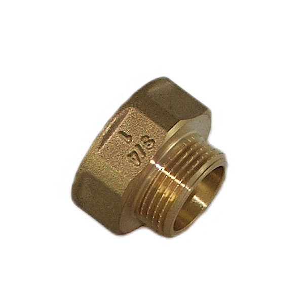 Redukcja mufowo-nyplowa Gw1xGz3/4″ mosiężna Calido