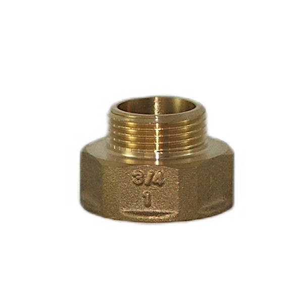 Redukcja mufowo-nyplowa Gw1xGz3/4″ mosiężna Calido