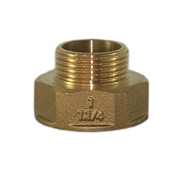 Redukcja mufowo-nyplowa Gw11/4xGz1″ mosiężna Calido
