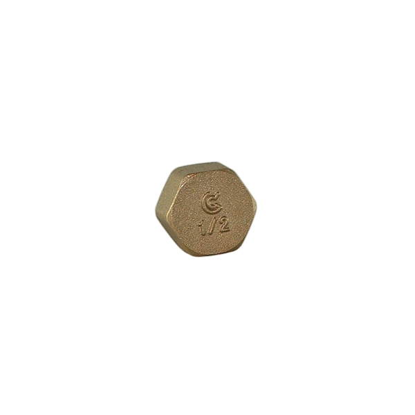Zaślepka 1/2″ mosiężna Calido DN15