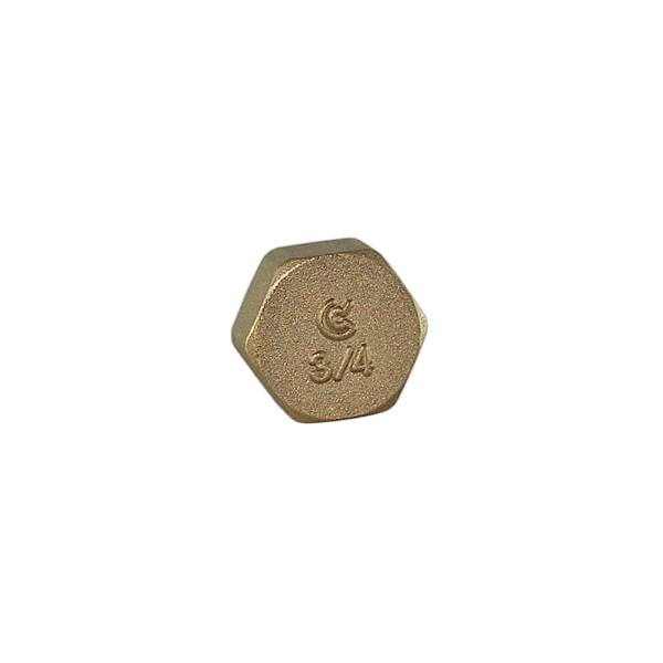 Zaślepka 3/4″ mosiężna Calido DN20