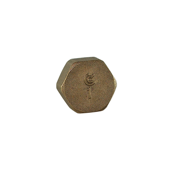 Zaślepka Dn25_1 Zaślepka 1″ mosiężna Calido DN25