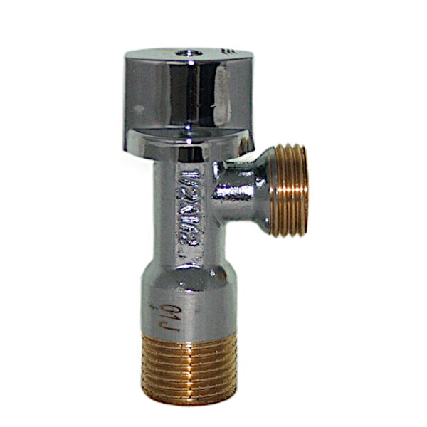 Zawór chromowany 1/2″x1/2″ kątowy Smart DN15
