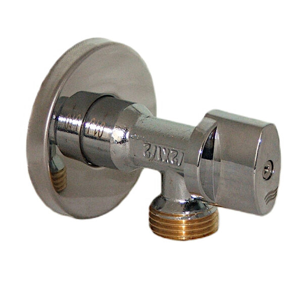 Zawór chromowany 1/2″x1/2″ kątowy Smart DN15