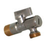 Zawór chromowany 1/2″x1/2″ kątowy Smart z filtrem  DN15