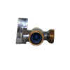 Zawór chromowany 1/2″x1/2″ kątowy Smart z filtrem  DN15