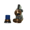 Zawór chromowany 1/2″x3/4″ kątowy Smart z filtrem  DN15