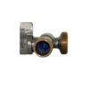 Zawór chromowany 1/2″x3/4″ kątowy Smart z filtrem  DN15