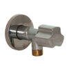 Zawór chromowany 1/2″x3/8″ kątowy Art z filtrem DN15