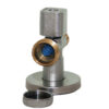 Zawór chromowany 1/2″x3/4″x 3/8″ prosty Solid Bis z filtrem DN15