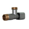 Zawór chromowany 1/2″x3/8″ kątowy Solid z filtrem DN15