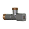 Zawór chromowany 1/2″x3/8″ kątowy Solid z filtrem DN15