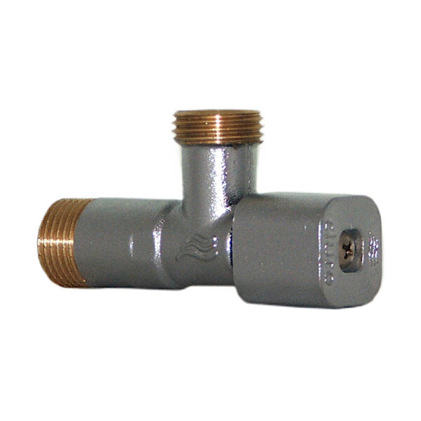 Zawór chromowany 1/2″x3/8″ kątowy Solid z filtrem DN15