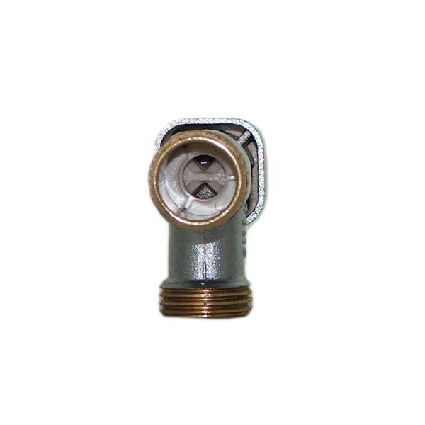 Zawór chromowany 1/2″x3/4″ kątowy Solid z filtrem DN15