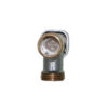 Zawór chromowany 1/2″x3/4″ kątowy Solid z filtrem DN15
