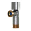 Zawór chromowany 1/2″x1/2″ kątowy Solid  z filtrem DN15