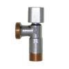Zawór chromowany 1/2″x3/4″ kątowy Solid z filtrem DN15