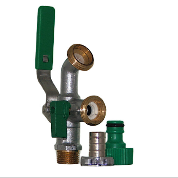 Zawór czerpalny Dn15 Bis seria Ogród_4 Zawór kulowy czerpalny Bis 1/2″ x 3/4″ x 3/4″ DN15 Ogród