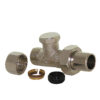 Zawór grzejnikowy powrotny 1/2″ Cu prosty Eskimos DN15