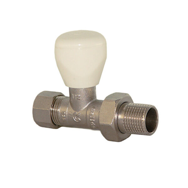 Zawór grzejnikowy zasilający 1/2″ Pex prosty Eskimos DN15
