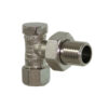 Zawór grzejnikowy powrotny 1/2″ Pex kątowy Eskimos DN15