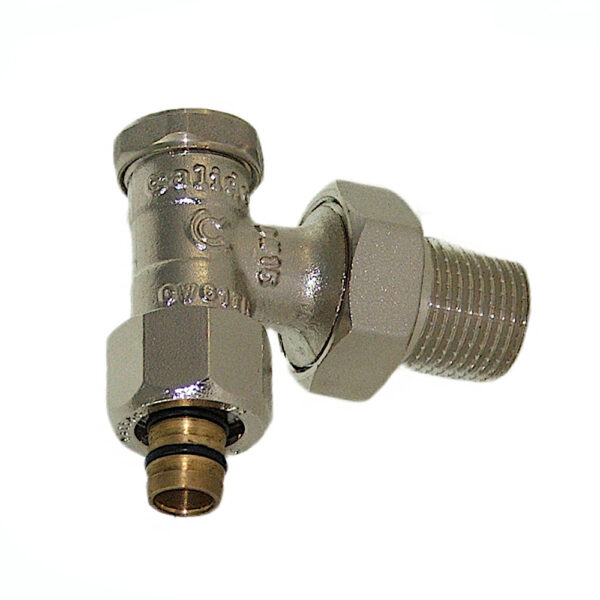 Zawór grzejnikowy powrotny 1/2″ Pex kątowy Eskimos DN15