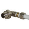 Zawór grzejnikowy powrotny 1/2″ Pex kątowy Eskimos DN15