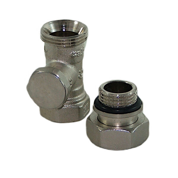 Zawór grzejnikowy powrotny 1/2″ prosty z o-ringiem Eskimos DN15
