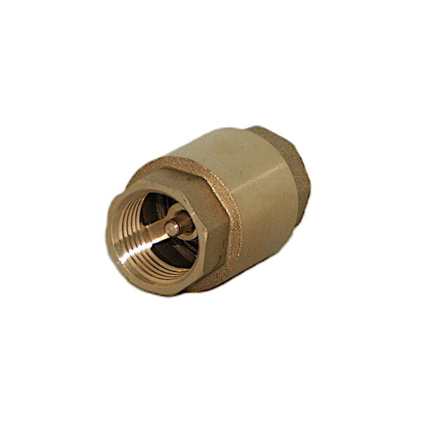 Zawór zwrotny 1/2″  z grzybem mosiężnym DN15