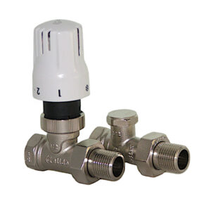 Zestaw grzejnikowy termostatyczny 1/2″ prosty Eskimos DN15