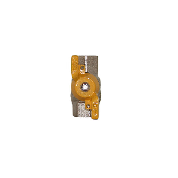 Zawór kulowy gazowy 1/2″ w/w z motylkiem DN15