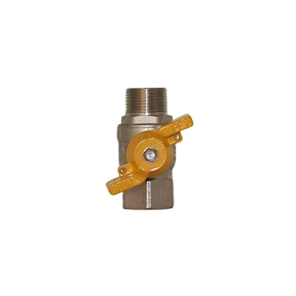 Zawór kulowy gazowy 3/4″ w/z z motylkiem DN20