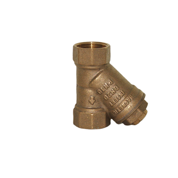 Filtr z magnesem Dn20_1 Filtr magnetyczny skośny 3/4″ mosiężny DN20