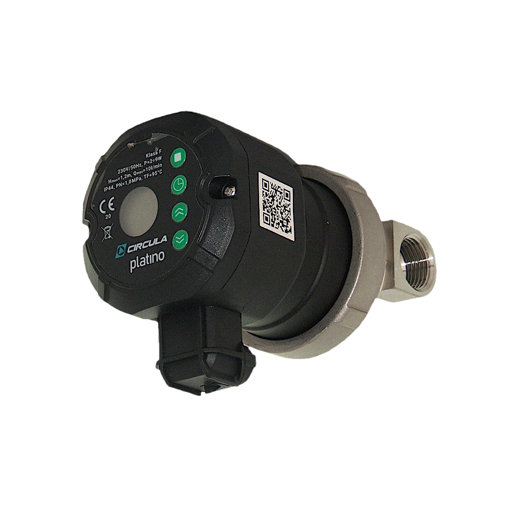 Elektroniczna pompa CWU Platino DN15 z programatorem
